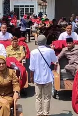 240 Becak Listrik Bantuan Presiden Prabowo Disalurkan di Pangandaran, Bupati Citra Beri Pesan Tegas
